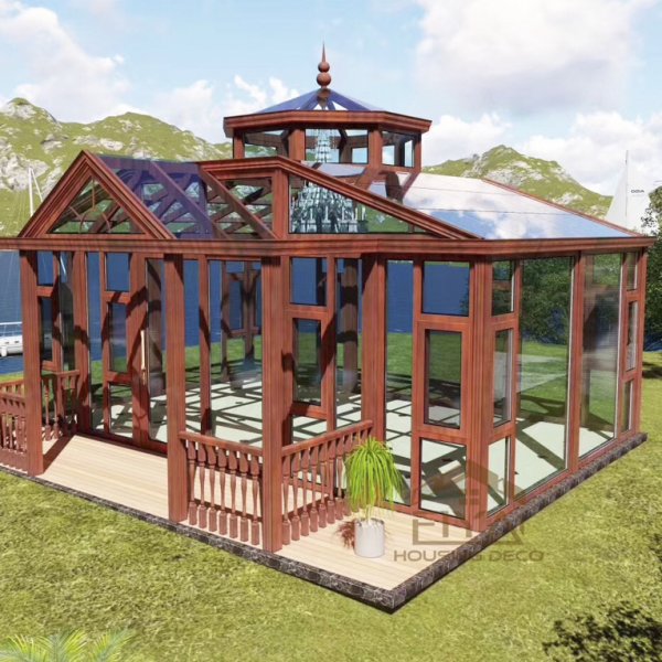 High Quality Aluminum Conservatory Double Tempered